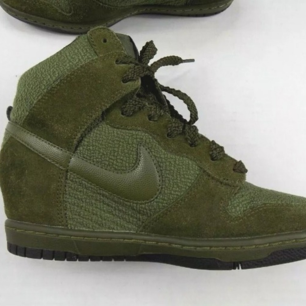 Nike Dunk Sky Hi Essential Green Black 644877